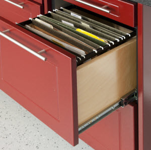 New Canaan CT - Drawer Unit Garage Organization