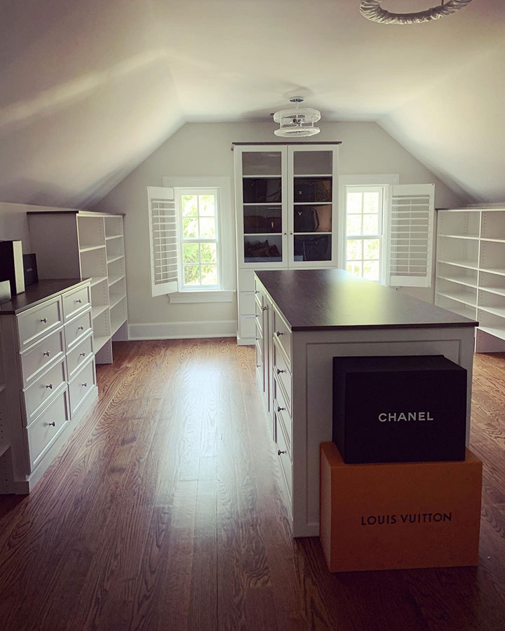 Master and Walk-In Closets in Danbury CT